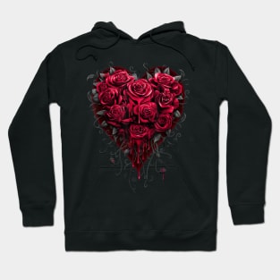 Bleeding Heart - Gothic Roses - Spiral Original Hoodie